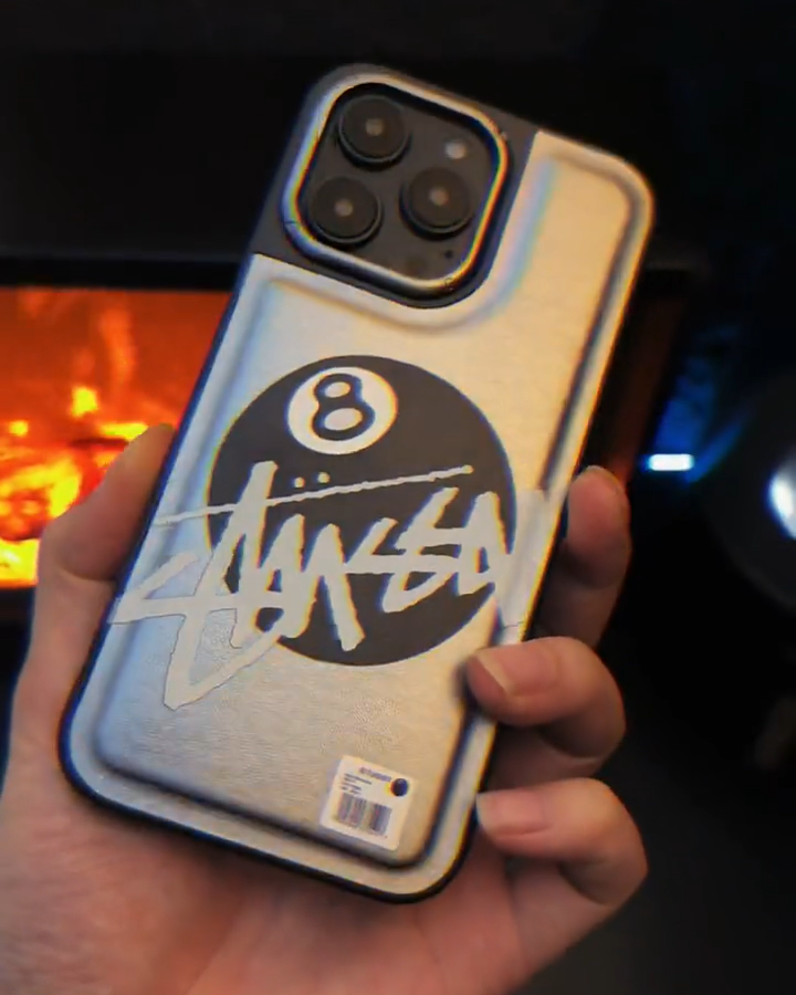 斯圖西皮質電鍍球8手機殼